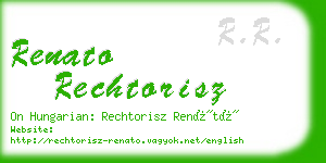 renato rechtorisz business card